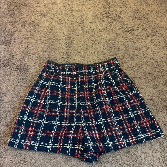 WALTER BAKER MIDNIGHT TWEED TWEENY SHORTS RED WHITE BLUE SIZE 10 NEW $168 - Picture 2 of 8